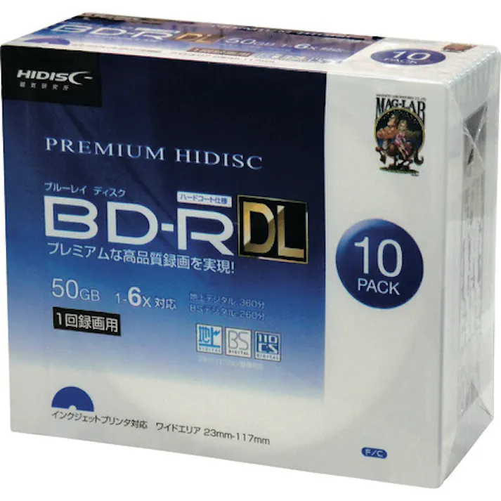 【CAINZ-DASH】磁気研究所 BD-RDL 10枚パック HDVBR50RP10SC【別送品】