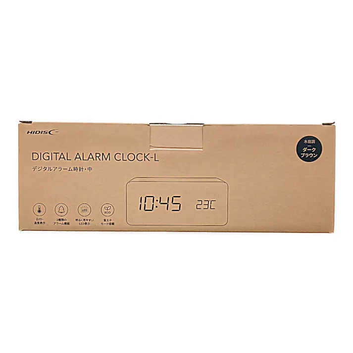 HIDISC デジタルアラーム時計 中