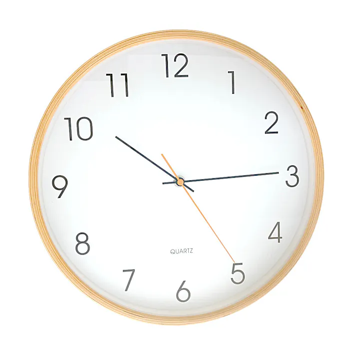 HIDISC ウォールクロック 木製