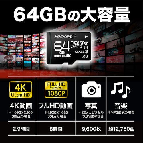 ハイディスク(磁気研究所) 超高速R170シリーズmicroSDXCカード 256GB