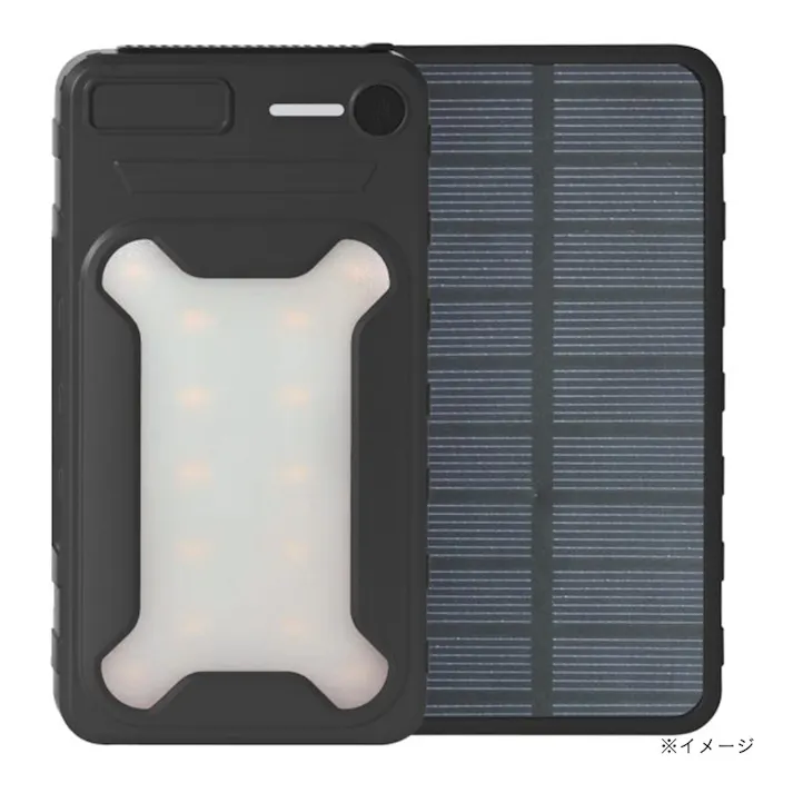 HIDISC ソーラーパネル4面搭載急速充電モバイルバッテリー10000mAh PD20W HD4-MBTCD20WSP4L10BK