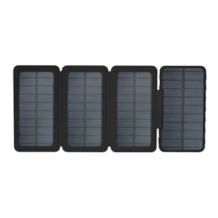 HIDISC ソーラーパネル4面搭載急速充電モバイルバッテリー10000mAh PD20W HD4-MBTCD20WSP4L10BK