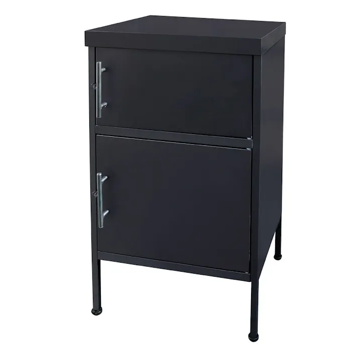 宅配ボックス 2段 黒 CH-02T 幅50.5cm 高さ85cm 奥行42.5cm 宅配便対応 A3サイズ対応