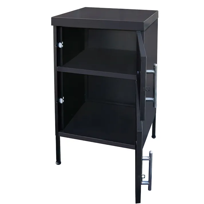 宅配ボックス 2段 黒 CH-02T 幅50.5cm 高さ85cm 奥行42.5cm 宅配便対応 A3サイズ対応