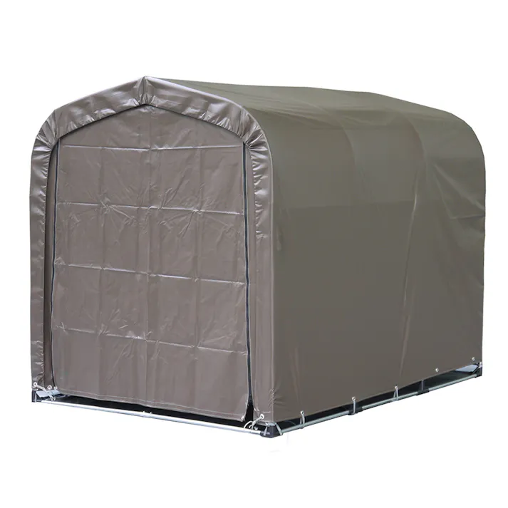 南榮工業 サイクルハウス 高耐久シート 3台用 スーパーブラウン SN4-SB