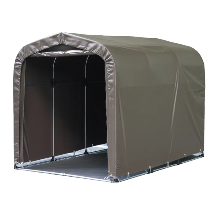 南榮工業 サイクルハウス 高耐久シート 3台用 スーパーブラウン SN4-SB