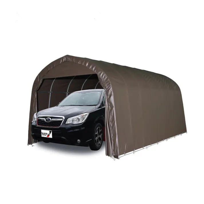 南榮工業 埋込式パイプ車庫 スーパーブラウン 3256U【SU】