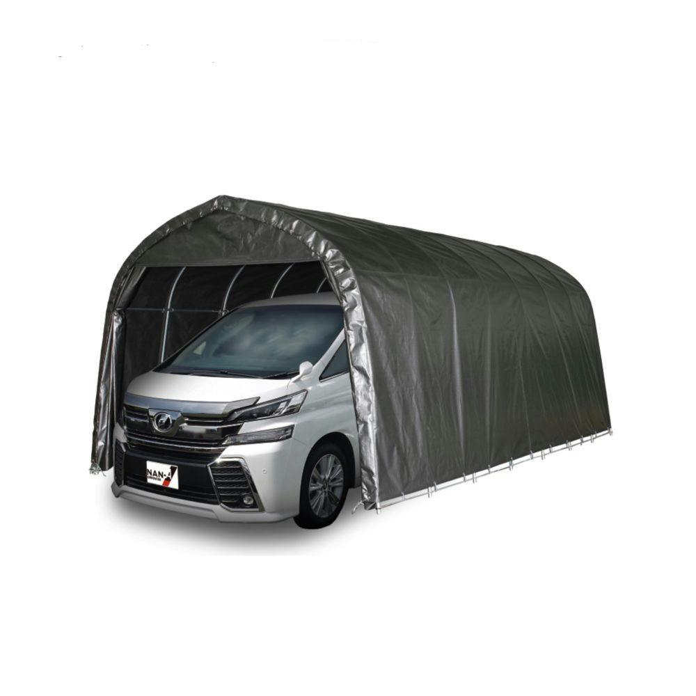 南榮工業 埋込式パイプ車庫 メタリックシルバー 3256U【SU】