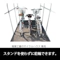 南榮工業 サイクルハウス サイクルストッパー3台用 CS3D