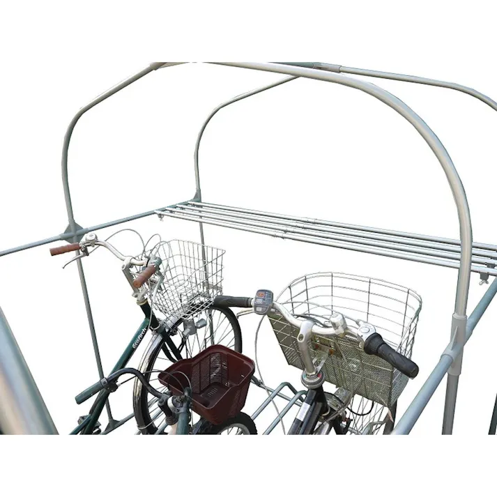 南榮工業 サイクルハウス棚パイプ 3台用 CT3D