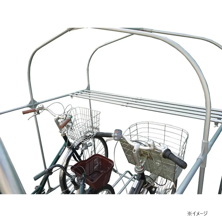 南榮工業 サイクルハウス棚パイプ 3台用 CT3D