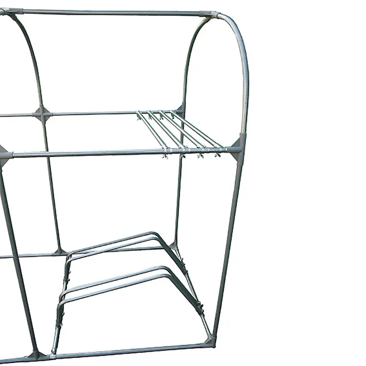 南榮工業 サイクルハウス カスタマイズキット 2台用 CSCT2D