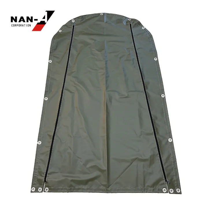 南榮工業 サイクルハウス 2台用 ARMY 張替前幕