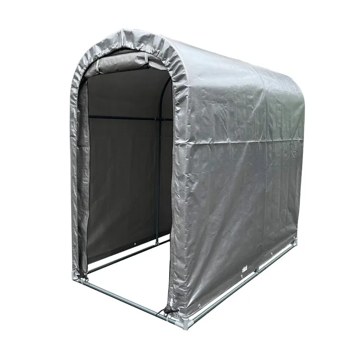 南榮工業 サイクルハウス シンプルタイプ 2台用 シルバーユー