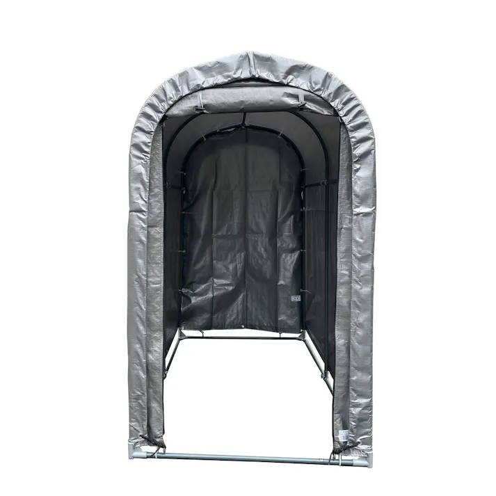 南榮工業 サイクルハウス シンプルタイプ 2台用 シルバーユー