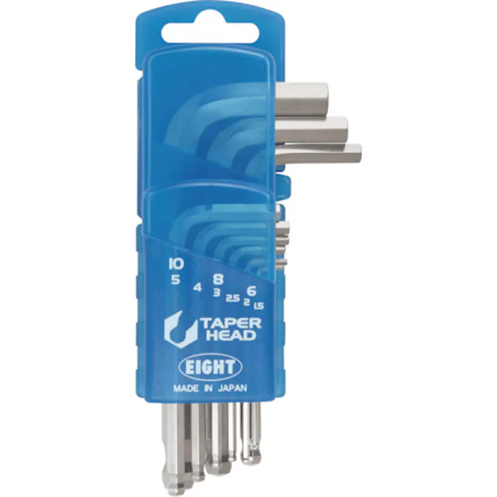 【CAINZ-DASH】エイト 六角棒スパナ テーパーヘッド 標準寸法 ドアホルダー セット TS-9D【別送品】