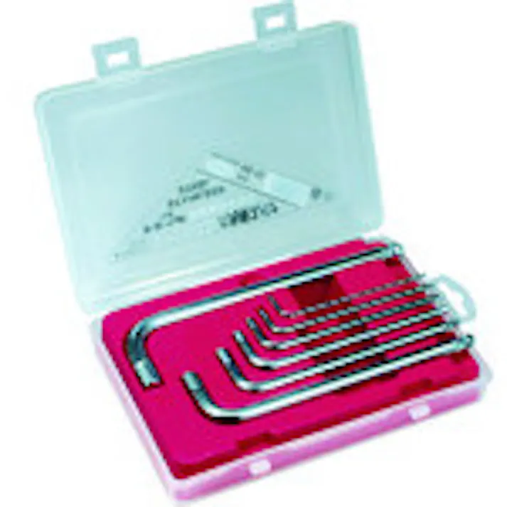 【CAINZ-DASH】エイト 六角棒スパナ ステンレス製 テーパーヘッド セミロング セット VS-7C【別送品】