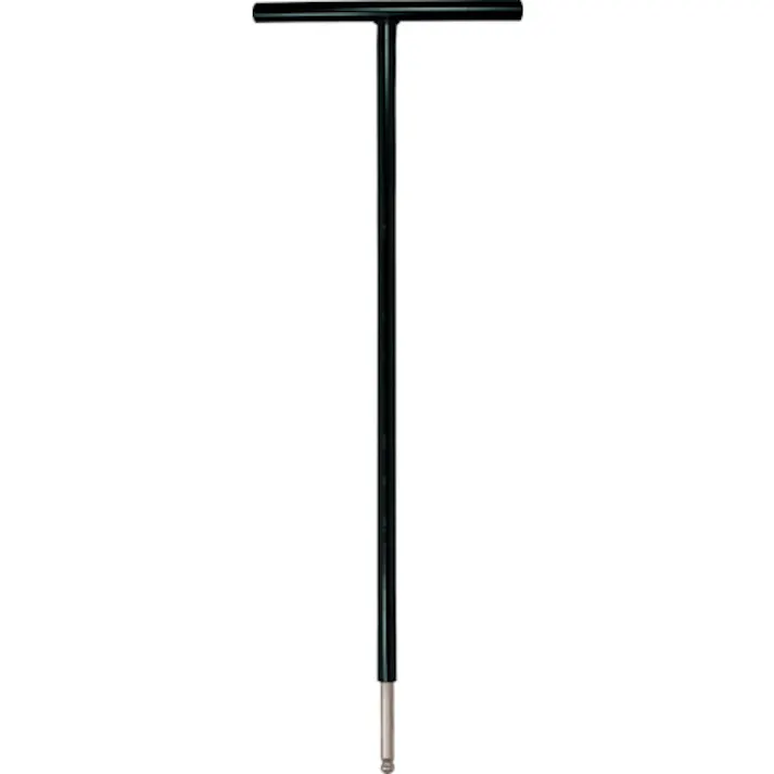 【CAINZ-DASH】エイト T型 六角棒スパナ テーパーヘッド 6mm 鉄ハンドル 首下500mm 単品 STT500-6【別送品】