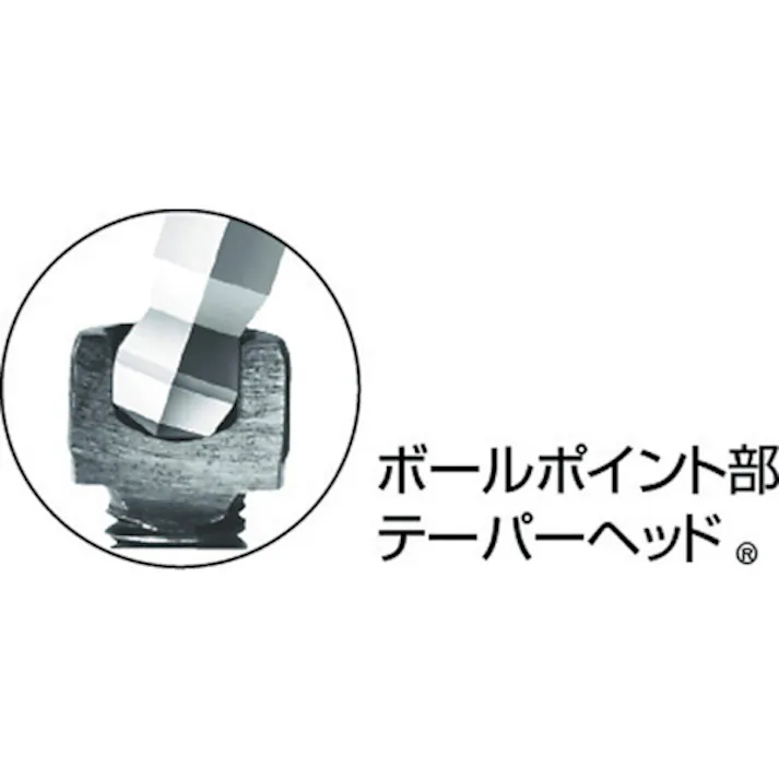 【CAINZ-DASH】エイト T型 六角棒スパナ テーパーヘッド 6mm 鉄ハンドル 首下500mm 単品 STT500-6【別送品】