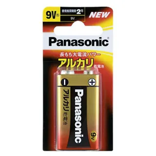 パナソニック アルカリ乾電池 9V形 6LR61XJ/1B