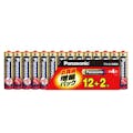 パナソニック アルカリ乾電池 単4形12本＋2本増量パック LR03XJSP/14S