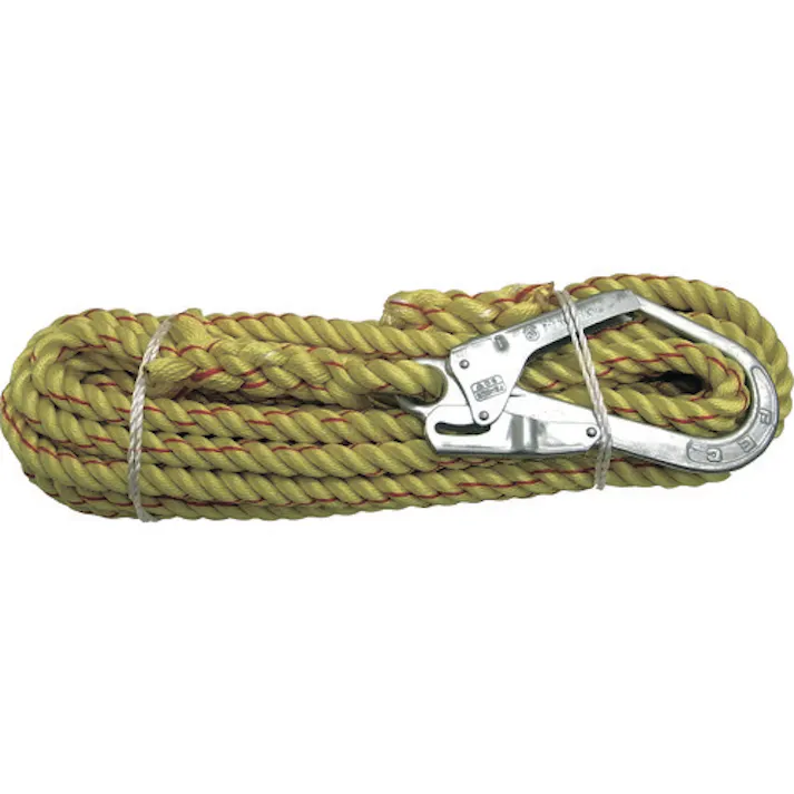 【CAINZ-DASH】まつうら工業 ニューテトロン親綱(垂直用) 16mmΦ×10m 片側フック付 NEW-TETORON-1610【別送品】