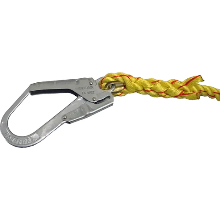 【CAINZ-DASH】まつうら工業 ニューテトロン親綱(垂直用) 16mmΦ×15m 片側フック付 NEW-TETORON-1615【別送品】