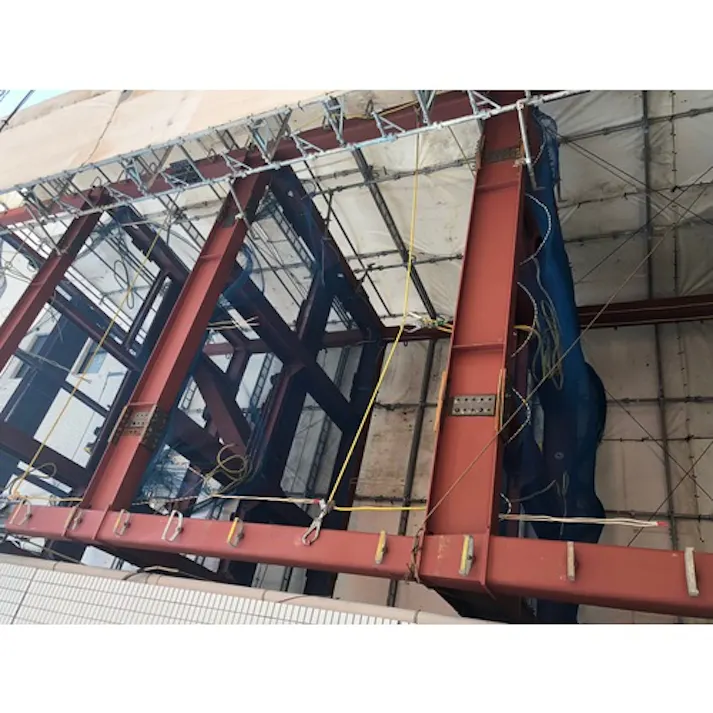 【CAINZ-DASH】まつうら工業 ニューテトロン水平親綱 16mmΦ×20m 両端フック、片側緊張器付 NEW-TETORON-WF-1620【別送品】