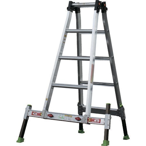 ナカオ アウトリガー内蔵4脚伸縮式 兼用脚立 ダン吉 D-150 H=1500 D-150 はしご兼用脚立 ナカオ アウトリガー内蔵4脚伸縮式 兼用脚立 ダン吉 D-150 H=1500 D-150 はしご兼用脚立