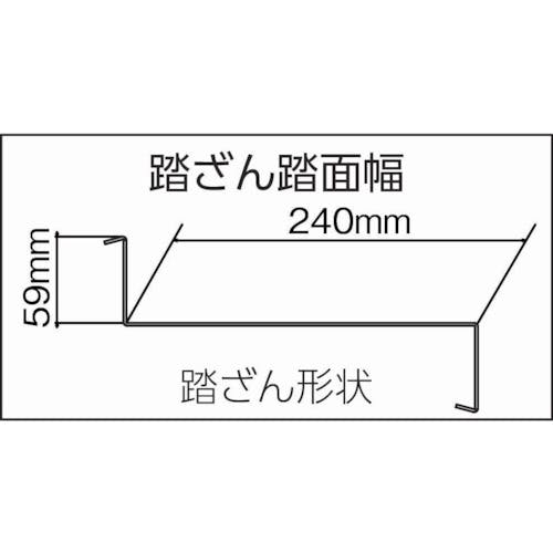 CAINZ-DASH】ナカオ Ｇ型作業用踏台０．６ｍ G-062【別送品】 | 工事