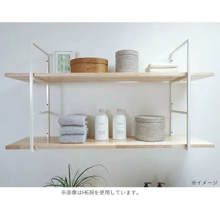 ウッドワン カベツケブラケットH1262用ホワイト【別送品】