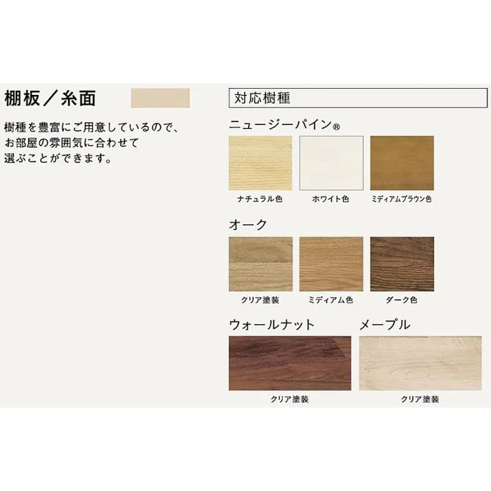 ウッドワン 棚板 ナチュラル色 糸面 幅450mm 長さ900mm 厚さ18mm【別送品】