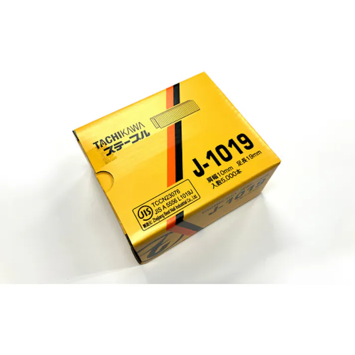 【CAINZ-DASH】立川ピン製作所 ステープル 肩幅10mm 長さ19mm 5000本入り J1019【別送品】