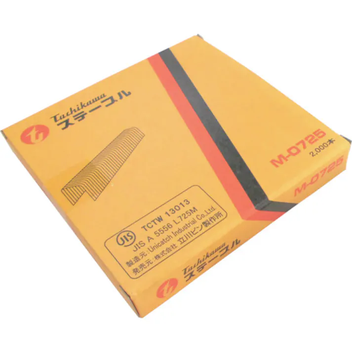 【CAINZ-DASH】立川ピン製作所 ステープル 肩幅7mm 長さ25mm 2000本入り M0725【別送品】