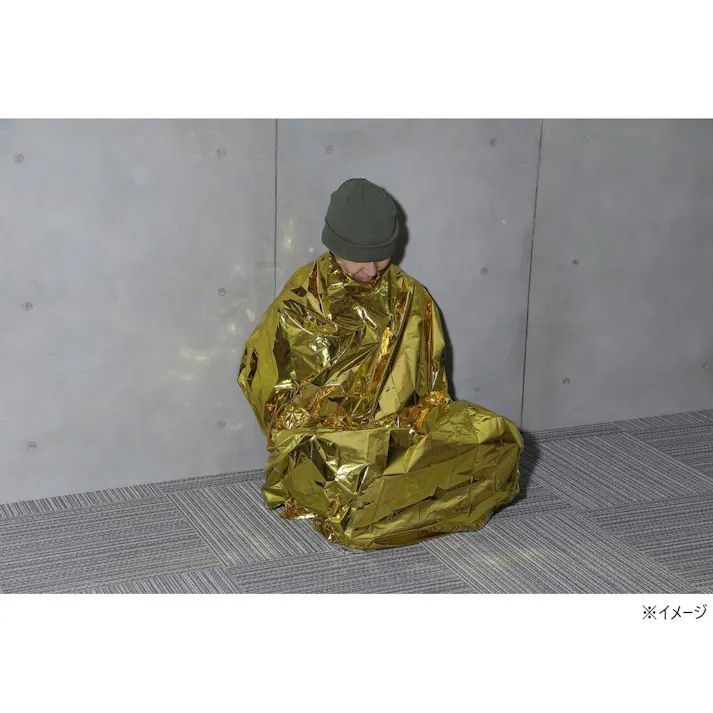 レスキューシート 金銀2WAY 約213cm×137cm
