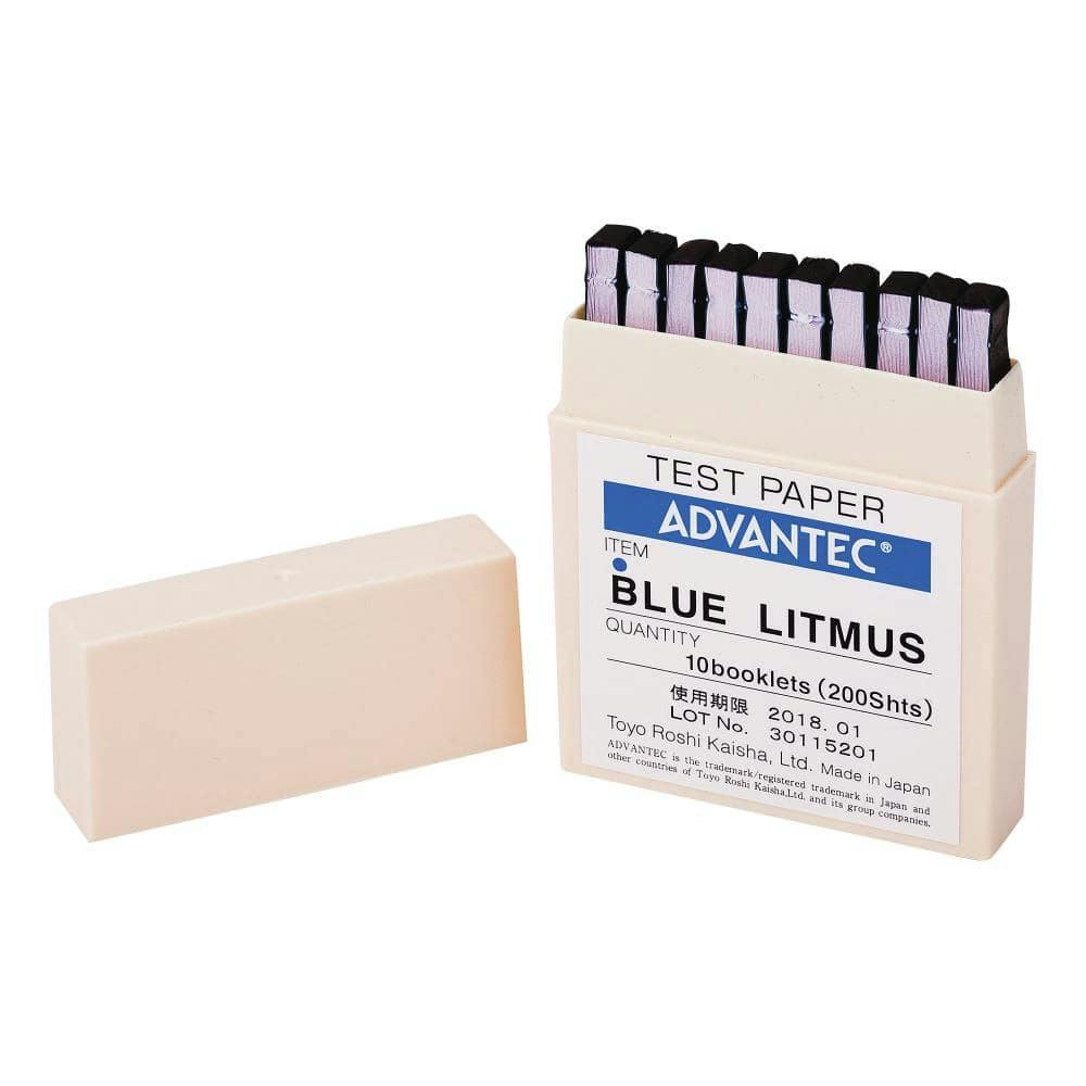 リトマス試験紙 青 10ブロック 200シート