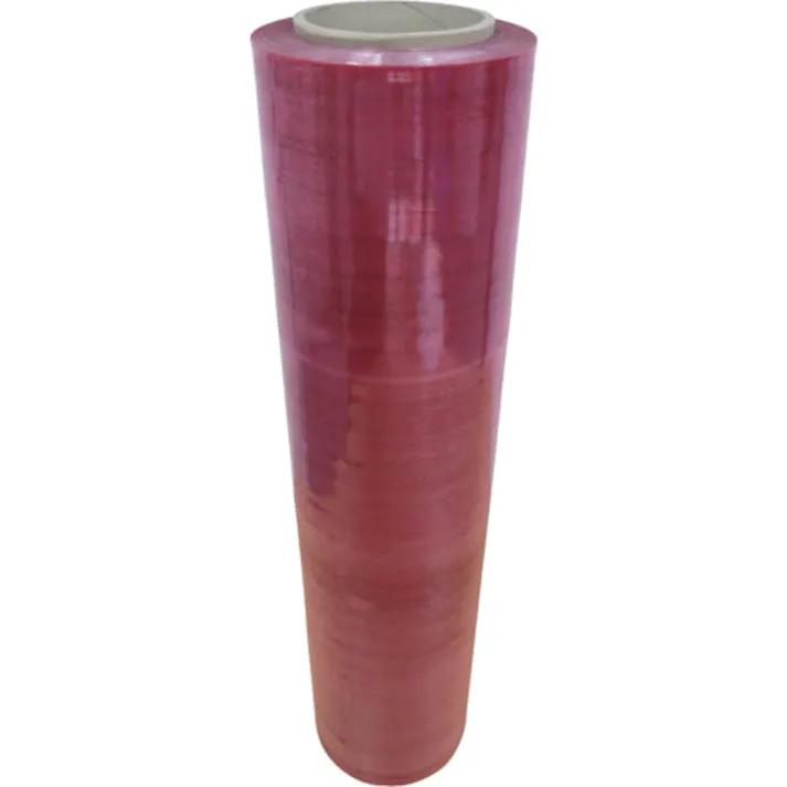 【CAINZ-DASH】司化成工業 ストレッチフィルム カラー(赤) 20μ×500mm×300M CSF20R【別送品】