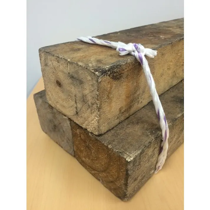 【CAINZ-DASH】司化成工業 ペッピーロープ 色白/緑 線径5mm 長さ500m PY-15-500【別送品】