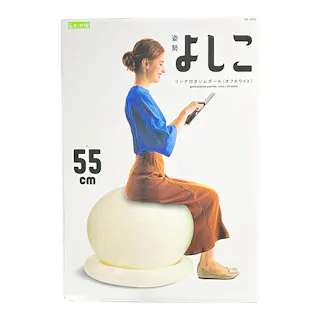 ラ・ヴィ La-VIE リング付きジムボール55cm 姿勢よしこ 3B-3122