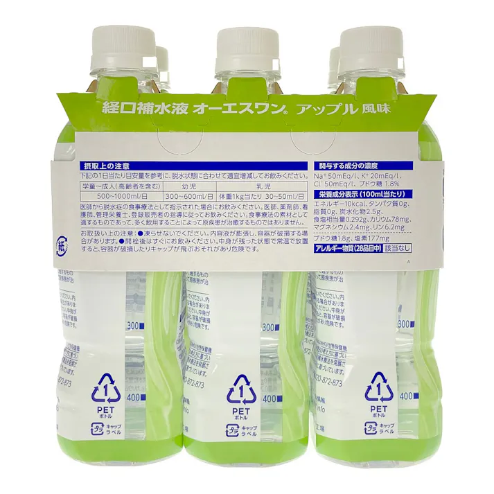 オーエスワン アップル 500ml×6