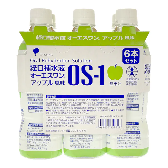 オーエスワン アップル 500ml×6
