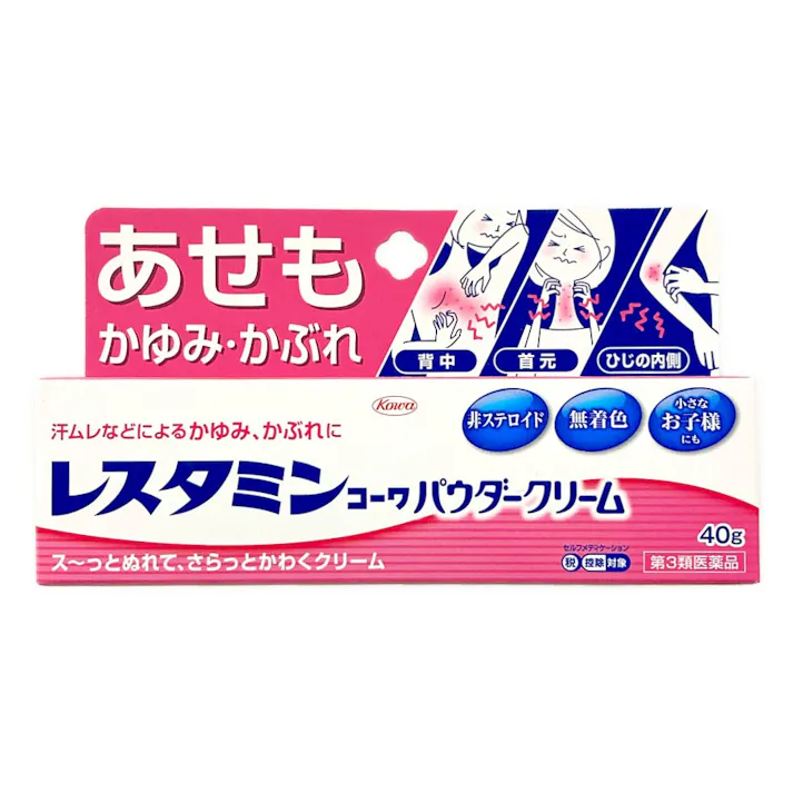 【店舗限定】第3類医薬品 レスタミンコーワパウダークリーム 40g