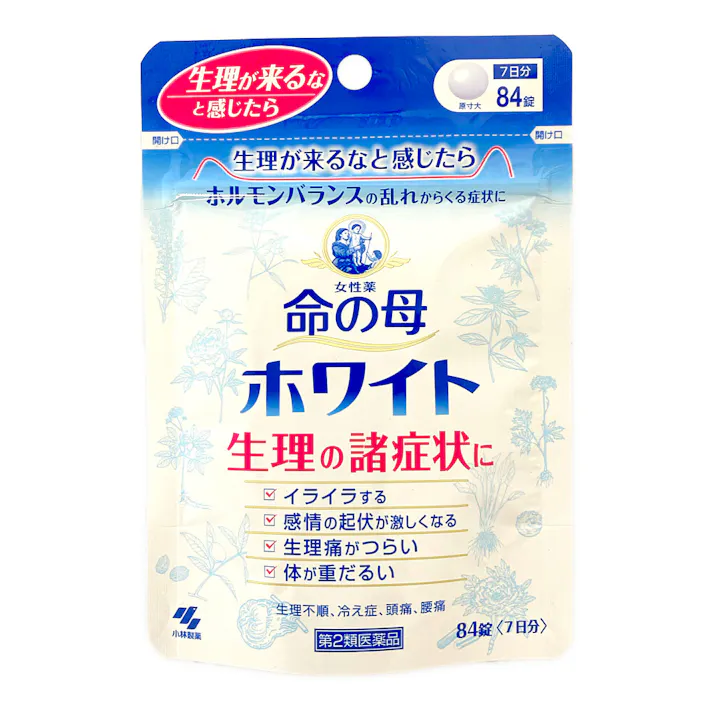 【店舗限定】第2類医薬品 小林製薬 命の母ホワイト 84錠