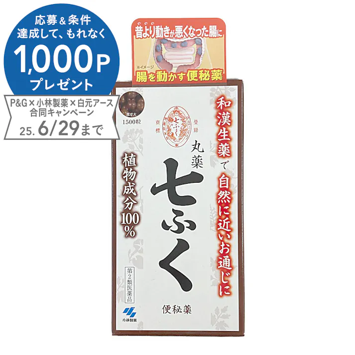 【店舗限定】第2類医薬品 小林製薬 七ふく 1500粒