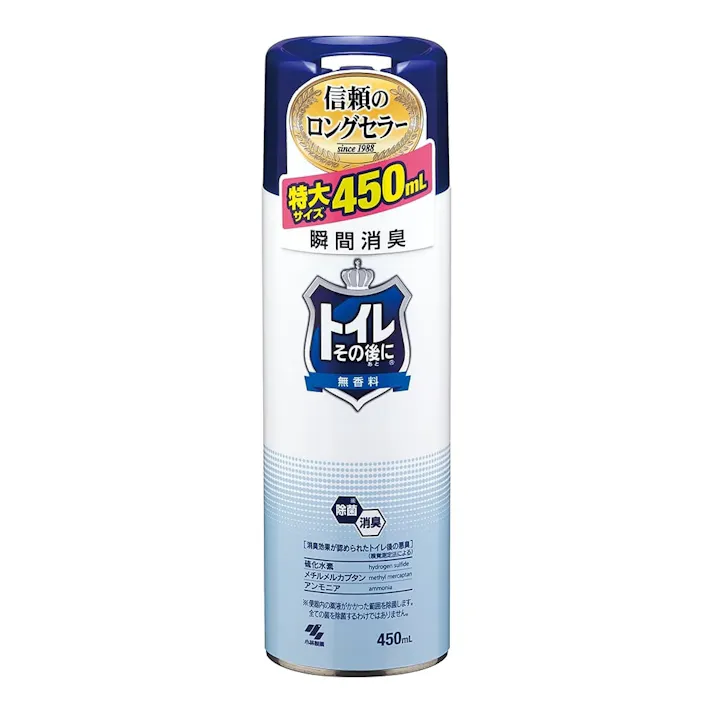 小林製薬 トイレその後に 無香料 450ml