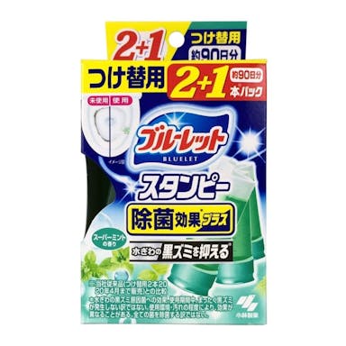 小林製薬 ブルーレットスタンピー 除菌効果プラス スーパーミントの香り つけ替用 28g×3本