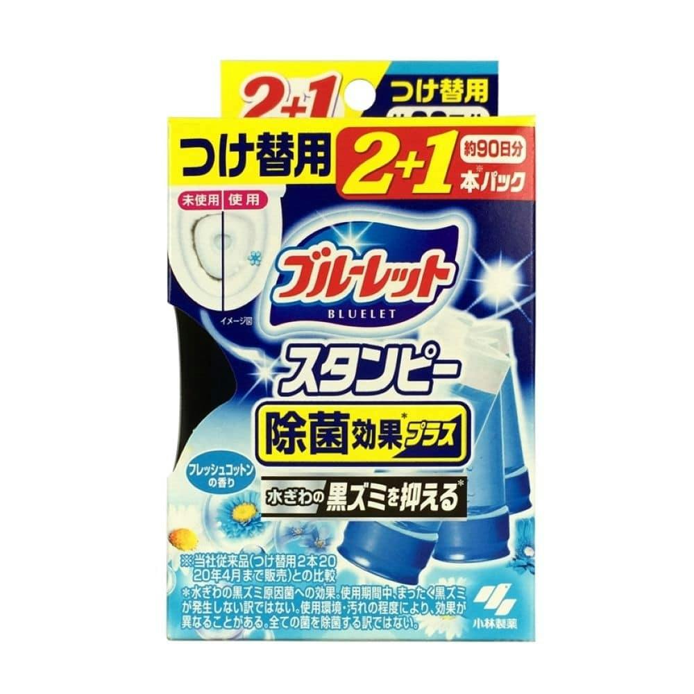 小林製薬 ブルーレットスタンピー除菌効果プラス フレッシュコットンの香り つけ替用 28g×3本｜ホームセンター通販【カインズ】