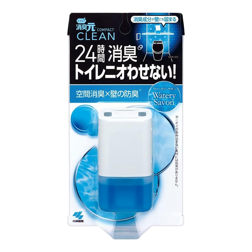 小林製薬 トイレの消臭元 CLEAN COMPACT(クリーン コンパクト) ウォータリーサボン 54ml 芳香・消臭剤・防虫・殺虫剤  ホームセンター通販【カインズ】