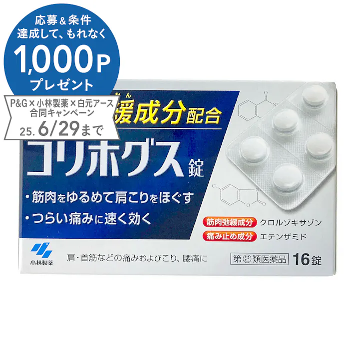 【店舗限定】指定第2類医薬品 小林製薬 コリホグス 16錠