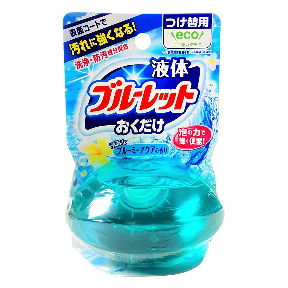 小林製薬 液体ブルーレットおくだけ 清潔なブルーミーアクアの香り つけ替用 70ml｜ホームセンター通販【カインズ】